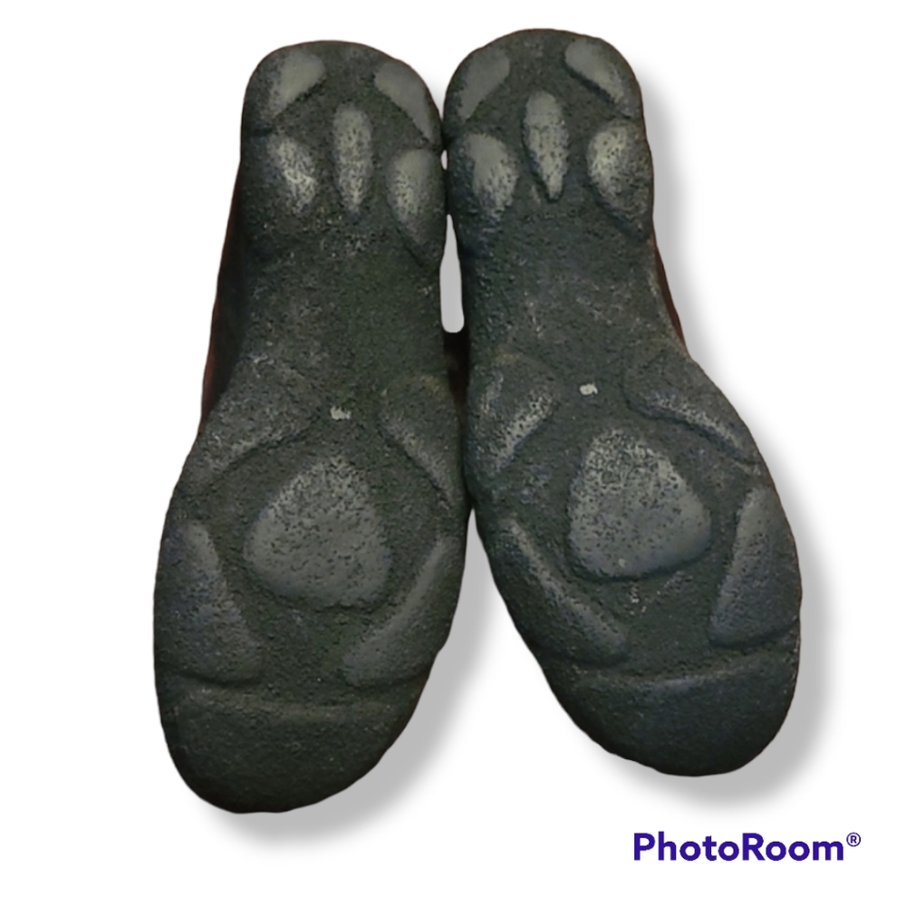 Emporio Armani Dark Academia Black Leather Flats - Picture 9 of 10